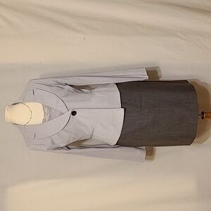 Harve Bernard Brown Pencil Skirt